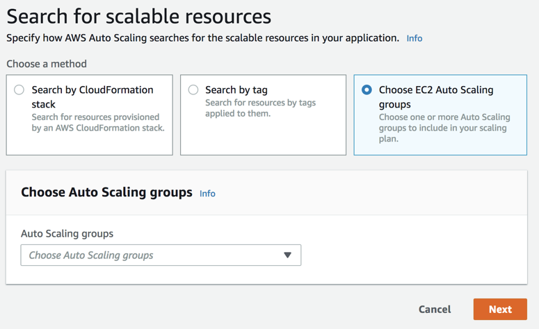 Search for Scalable Resources